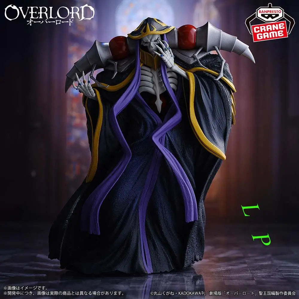 Banpresto BANDAI Brand new spot goods Overlord Ainz Ooal Gown Anime Figure Model Genuine Boxed Toy