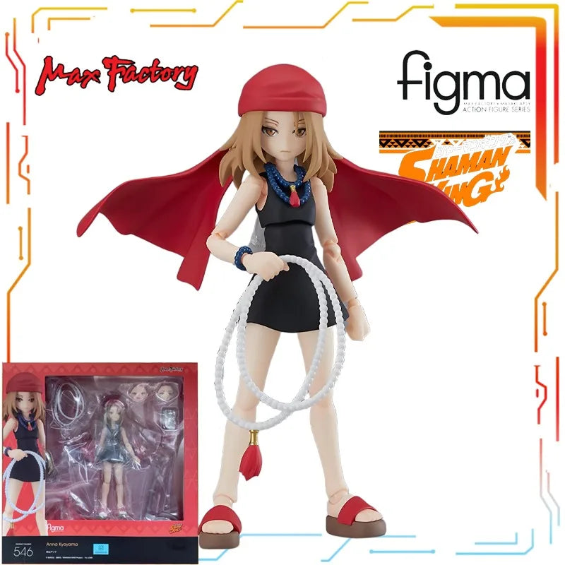 Max Factory Original Figma Finished Product Movable Exquisite Doll Series Shaman King Anime Toys Collectible Model Gifts for Boy