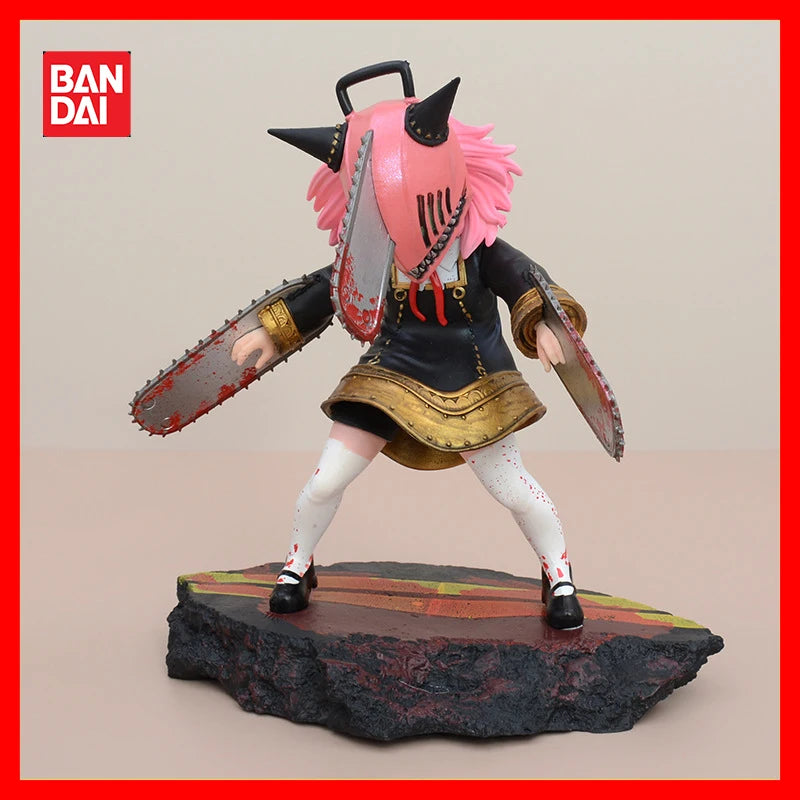 New Spy×Family Figure Anya Forger Figures Anya Cos Chainsaw Man Figurine Pvc Model Doll Collection Room Decoration Toys Gifts
