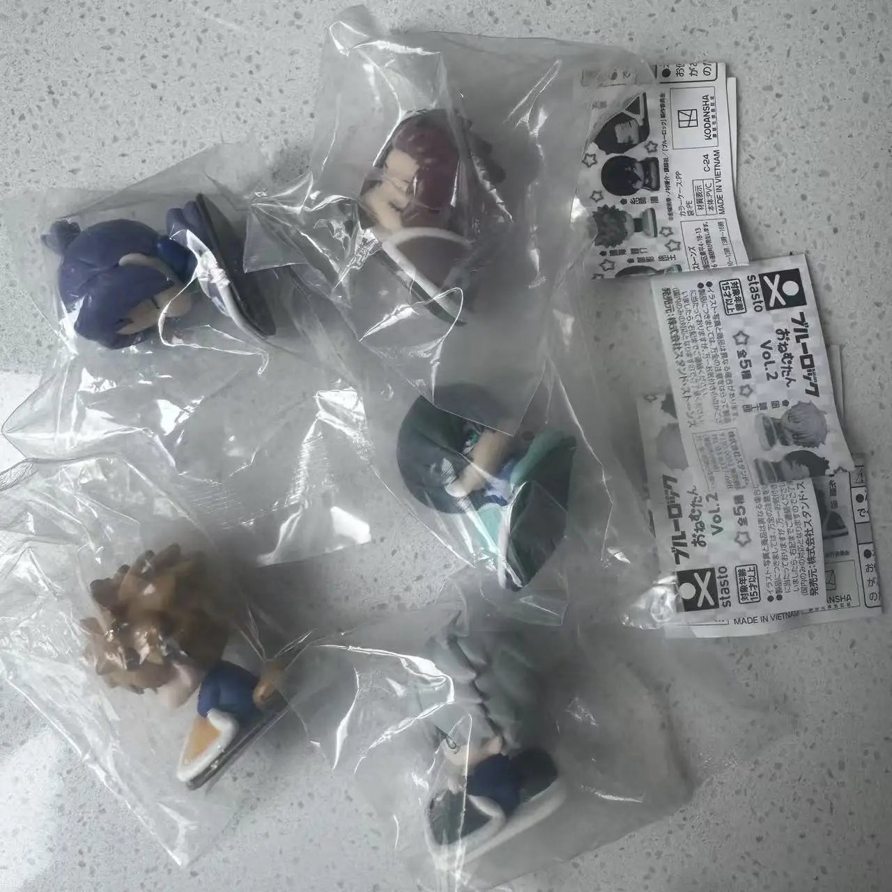 BLUE LOCK Action Figure Sleep Gacha Cute Cartoon Ornament Isagi Yoichi Chigiri Hyoma Nagi Seishiro Rin Itoshi Model Toy