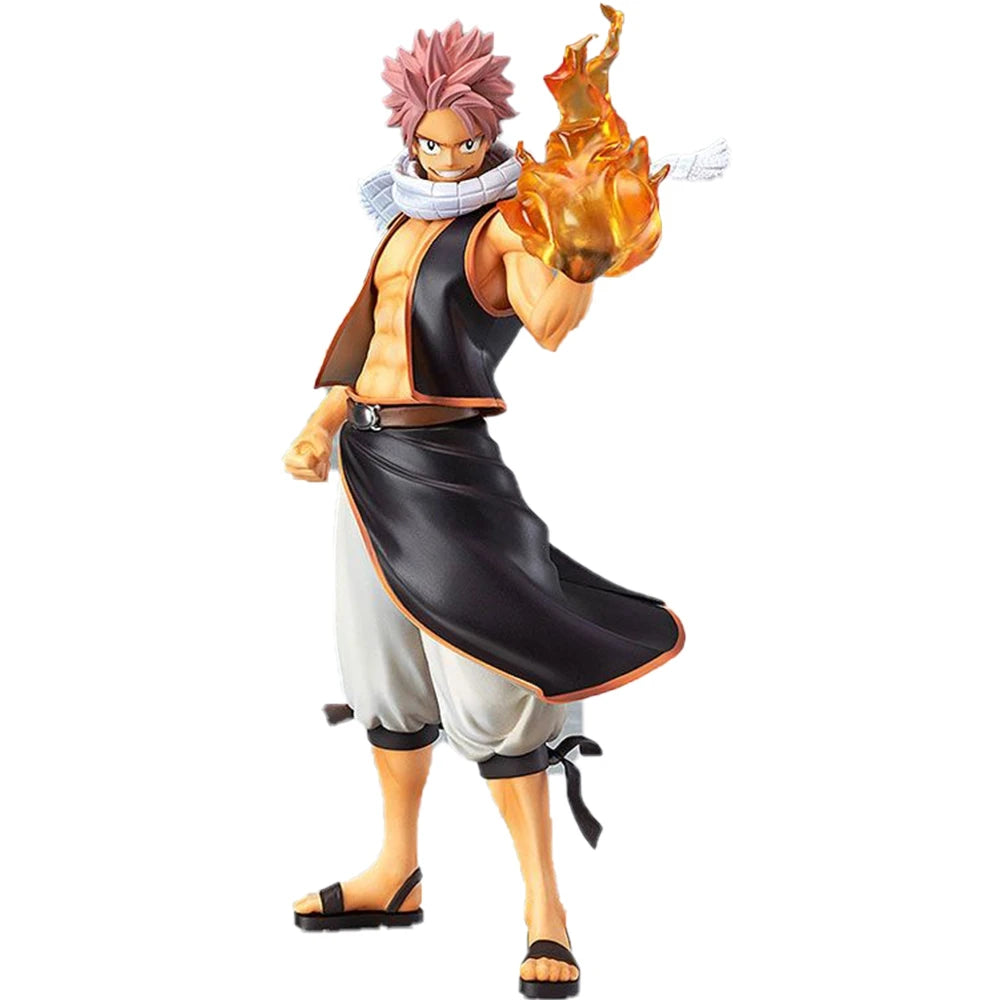 23CM Natsu Dragneel Figure Anime Fairy Tall Model Toy Desktop Crafts Gift Collection Ornaments Crafts Proportion PVC 1/7