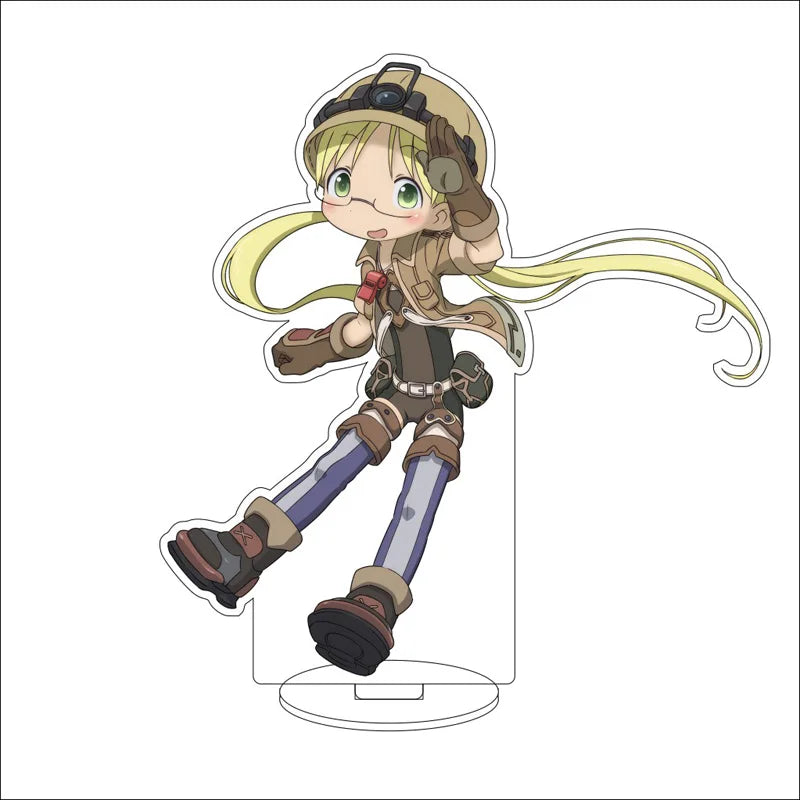 Anime Made in Abyss Acrylic Stand Ornaments Riko Reg Nanachi Prushka Figure Stand Halloween Gifts