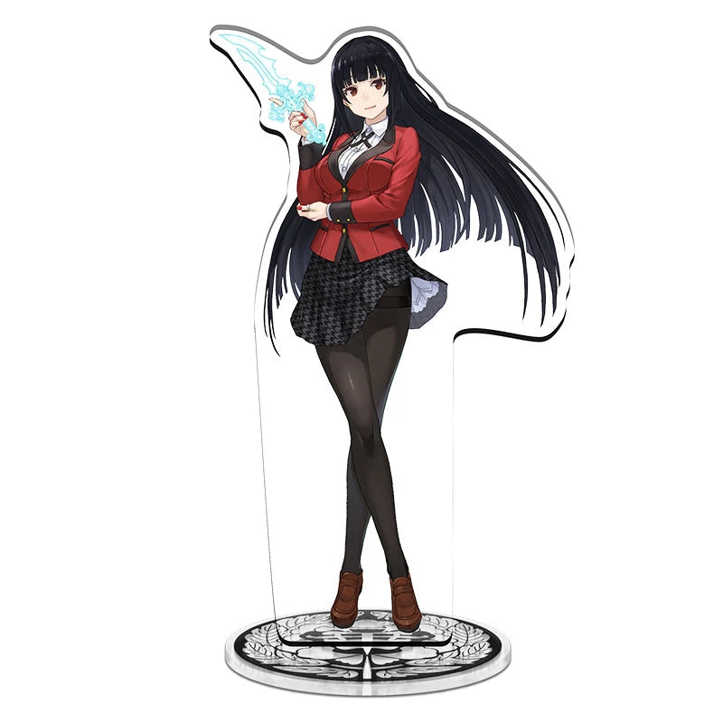 Anime Kakegurui Acrylic Stand figure Mary Saotome/Yumeko Jabami/Manga Inoshishi Stand Plate Cosplay Prop Decor Cartoons Gifts