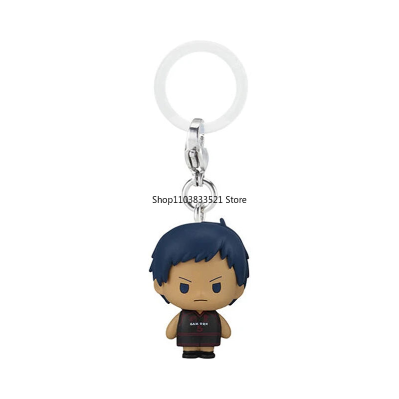 BANDAI Kuroko's Basketball Gashapon Toys Kuroko Tetsuya Kagami Taiga Aomine Daiki Action Figures Capsule Toys Key Chain