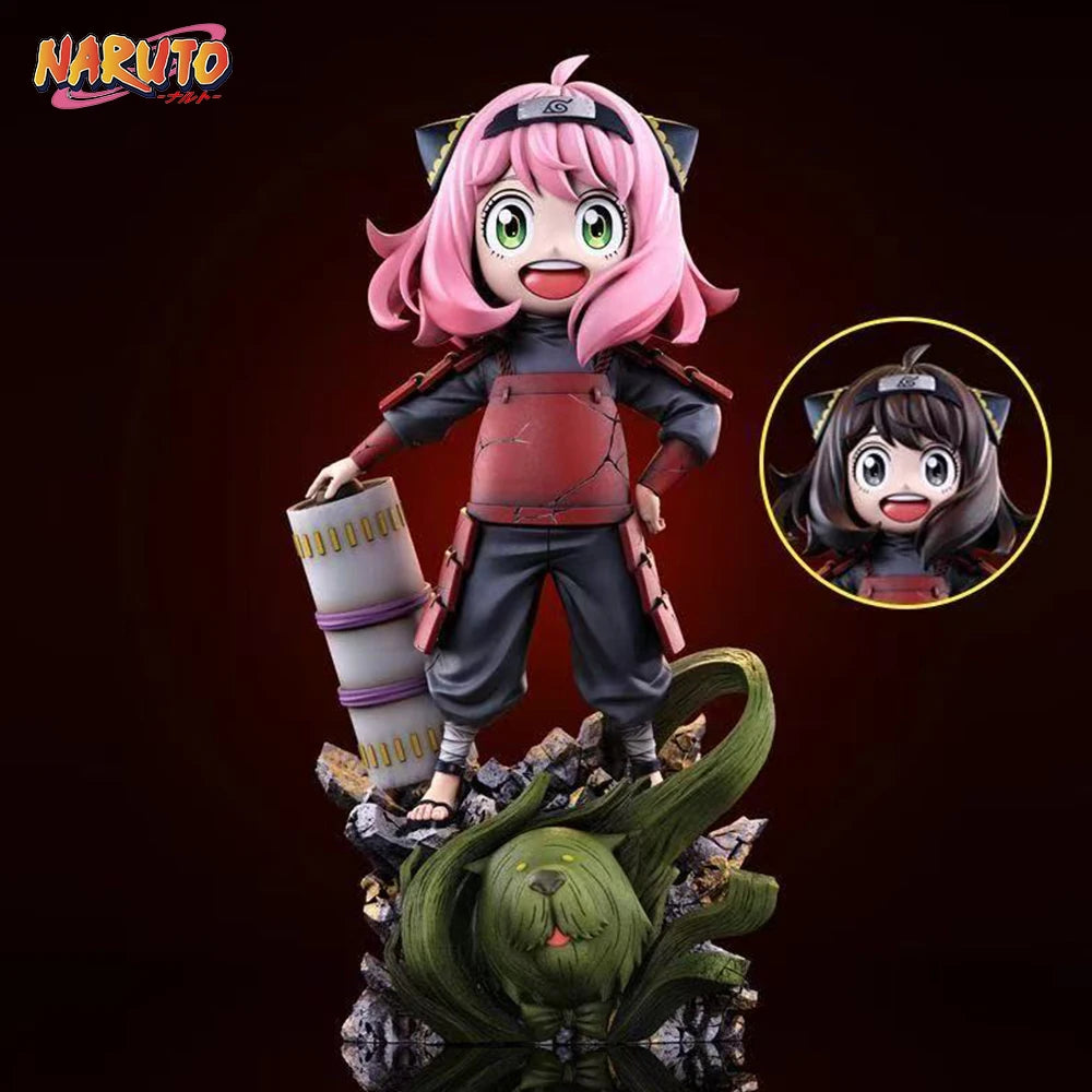 19cm/7.48in Anime NARUTO Figure Anya Forger Cosplay Senju Hashirama Action Figures Pvc Statue Collection Model Toys Gifts