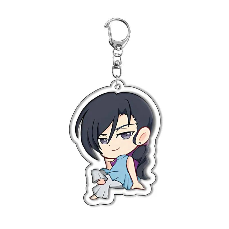 Anime Cartoon Banana Fish Figure Characters Acrylic Keychain Car Keychain Women Men Bag Accessories Charm Pendant Jewelry Gifts