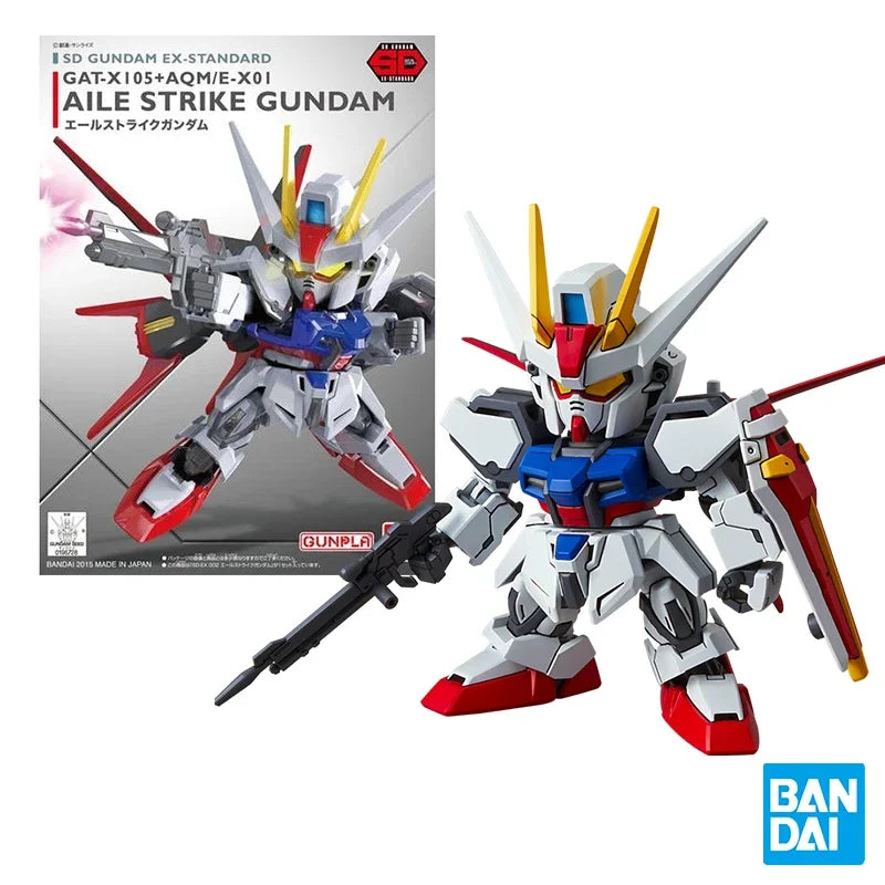 Bandai GUNDAM Action Figure SDEX Series Model Kit RX-78-2 Aile Strike Exia 00 Gundam Unicorn Astray Red Frame Barbatos Model