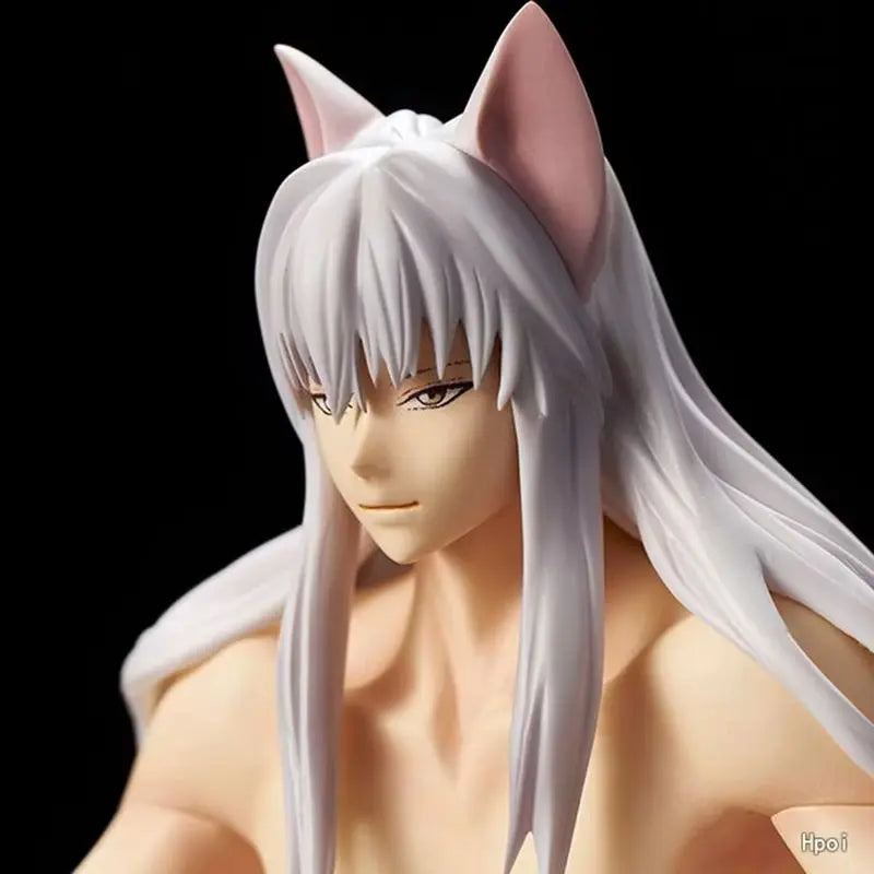 Anime Yu Yu Hakusho Youko Kurama 10CM Figure - Kurama Sitting Posture Noodle Stopper Model Toy Doll Action Figure Collectible