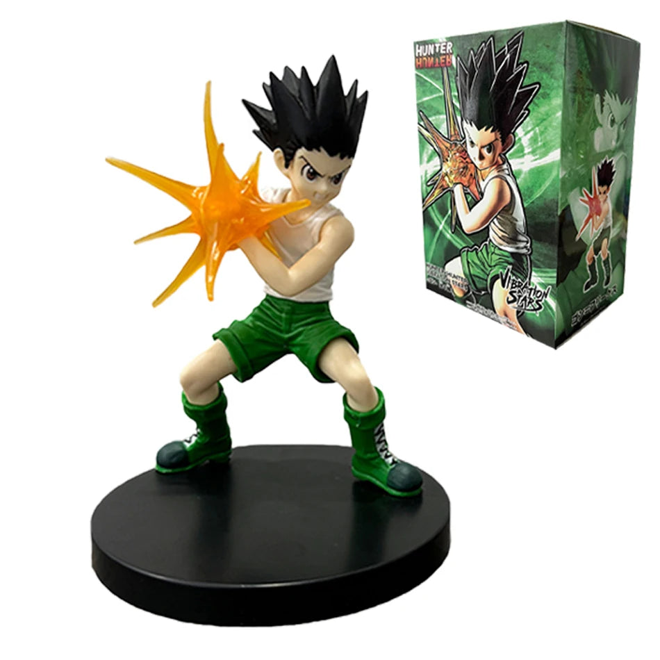 Hunter x Hunter 15-23cm Anime Figure Gon Freecss Alluka Zoldyck Action Figure Chrollo Lucilfer/Kurapika Figurine Model Toys Gift