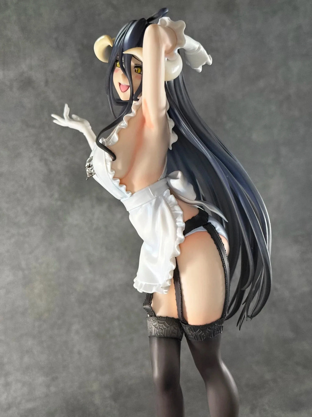 Genuine OVERLORD Albedo Maid Outfit elCOCO Model Toys 1/7 Anime  Figure Toys Desktop Collection Boys Festival Gifts