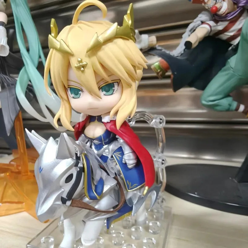 10cm Fate Grand Order Altria Pendragon Lancer Ver. Multiple Accessories Pvc Game Girl Figure Collectible Model Statue Fans Decor