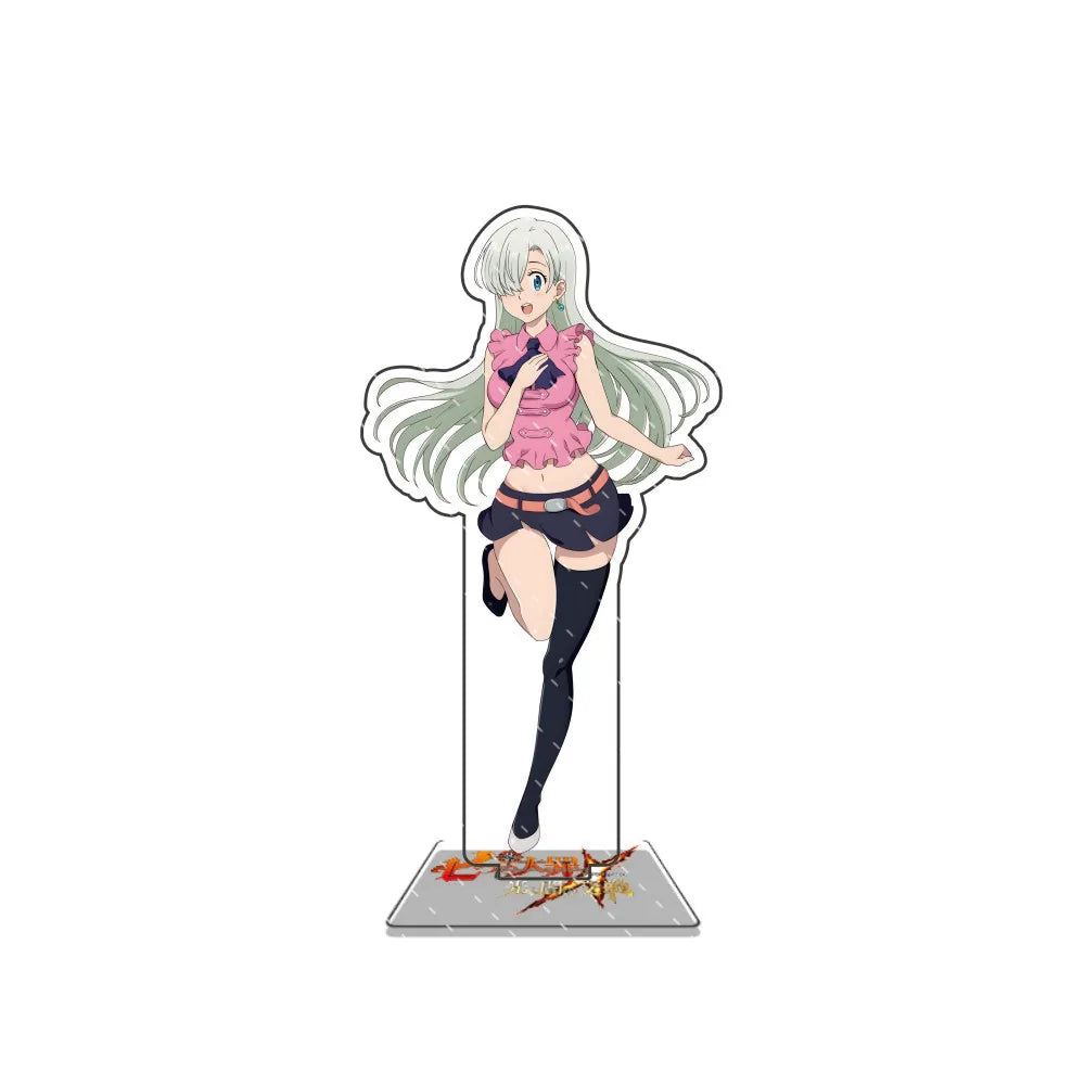 Anime The Seven Deadly Sins 15cm Acrylic Stand Model Figure Cosplay Plate Holder Topper Fans Christmas Desk Decor Gift