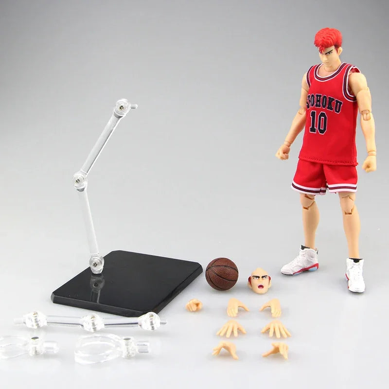 Dasin/Great Toys/GT Slam Dunk Hanamichi Sakuragi Kaede Rukawa Mitsui Hisashi Akagi Takenori Ryota Miyagi 1/12 PVC Action Figure