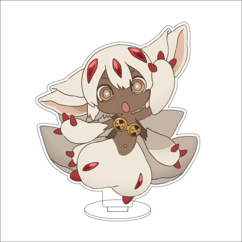 Anime Made in Abyss Acrylic Stand Ornaments Riko Reg Nanachi Prushka Figure Stand Halloween Gifts