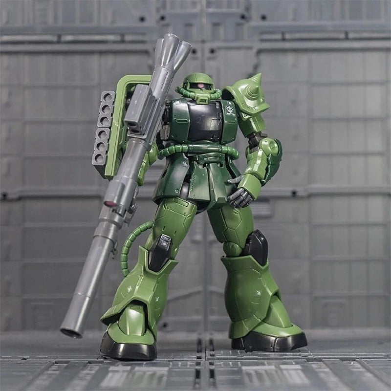 GUNDAM Animation Game Peripheral Toys HG 1/144 ZAKU BLACK TRI-STARS Assembly Movable Anime Action Model Figures Collection