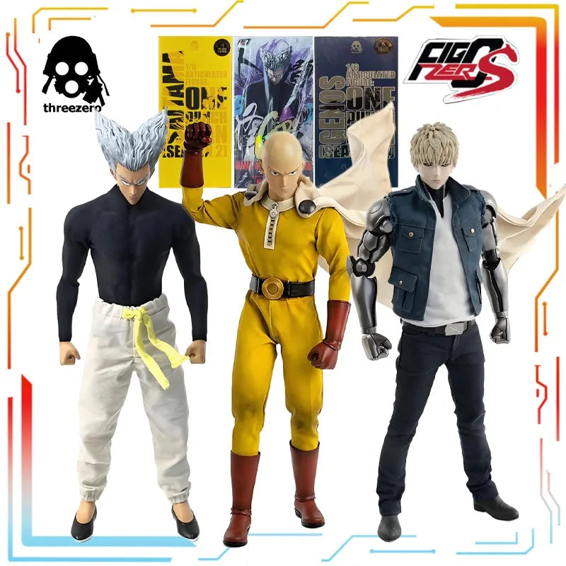 Threezero Original 1/6 Finished Movable Exquisite Doll FigZero Series One Punch Man Anime Toys Model Festival Gift for Boys