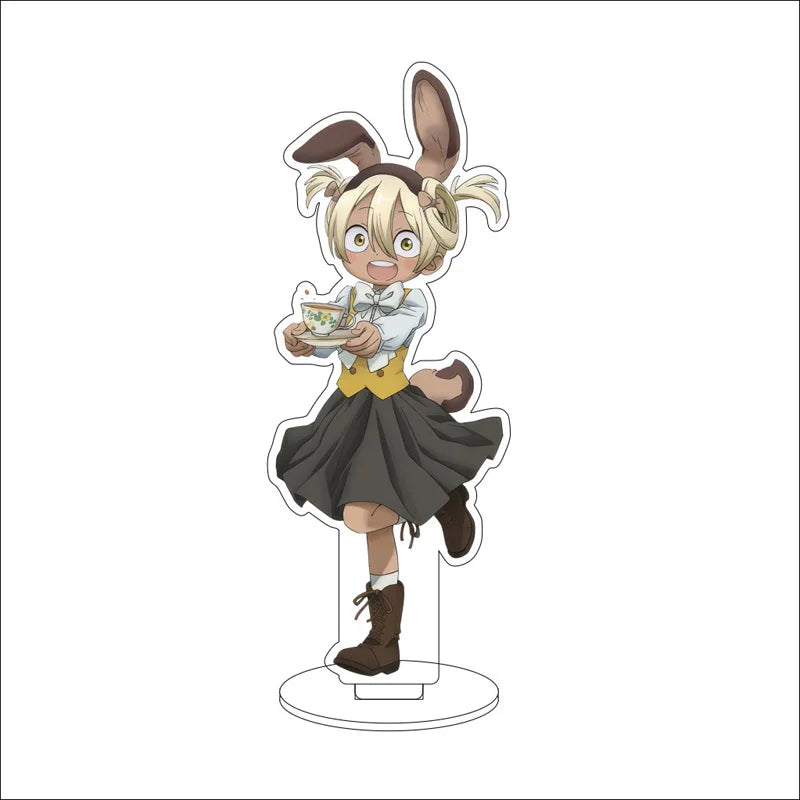 Anime Made in Abyss Acrylic Stand Ornaments Riko Reg Nanachi Prushka Figure Stand Halloween Gifts