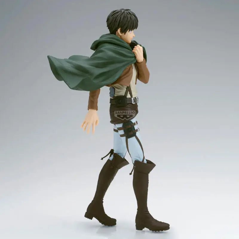 Genuine Original Bandai Namco Banpresto Attack On Titan Grandista Eren Yeager Anime Figure Model Collector Figurine Toys Gift