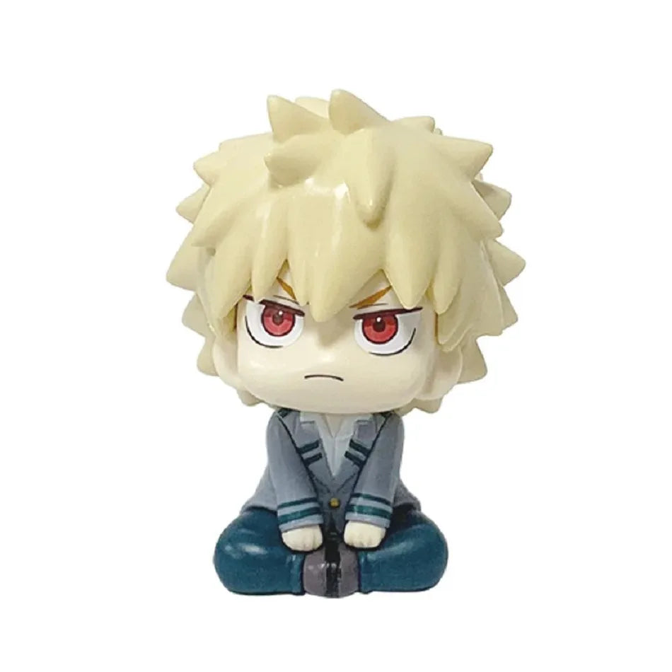10cm Boku no Hero Academia Anime Figure Midoriya Izuku Action Figure Bakugo Katsuki/Todoroki Shoto Figurine PVC Collection Toys