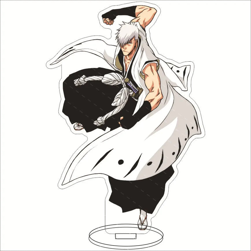 Anime BLEACH Acrylic Stand Manga Figures Kurosaki Ichigo Miniatures Figurines Garage Kits Model Toys GK Ornaments Decoration