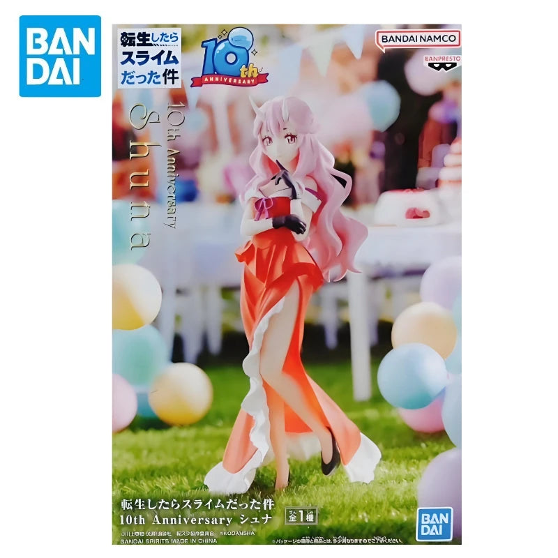 In Stock Original Banpresto That Time I Got Reincarnated As A Slime Shuna Tenth Anniversary PVC Action Figure Toys Gift WY