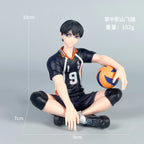 Anime Haikyuu Volleyball Character Statue Hinata Kageyama Mini Collectible Model PC Case Ornament Gift