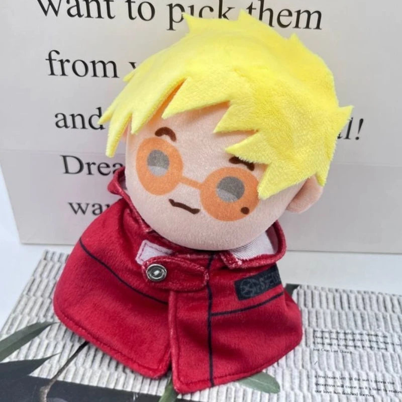 16cm Trigun Stampede Plush Vash The Stampede Doll Cartoon Stuffed Soft Toy Birthday Gift Plush Toys For Children