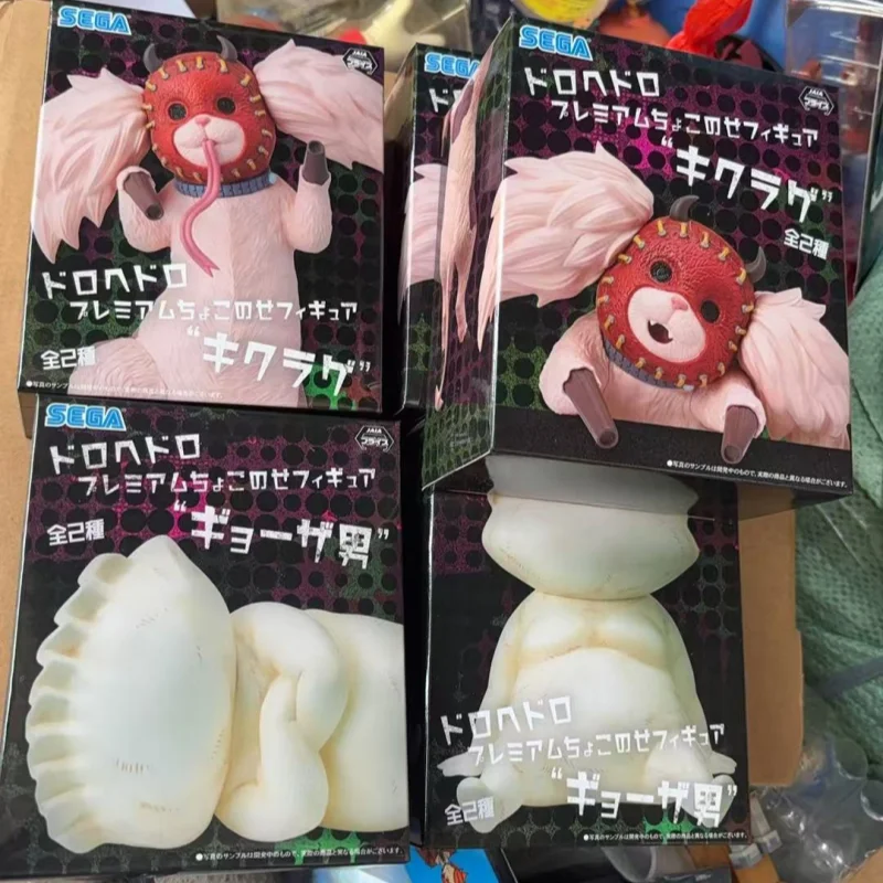 Original Sega Dorohedoro Gyoza Man Fungus Premium Chokonose Figure Surrounding Scenery Anime Figure Model Action Toys