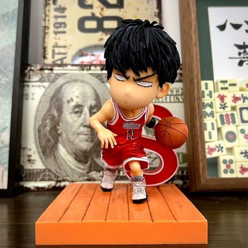 Slam Dunk Anime Figure Sakuragi Hanamichi Akagi Takenori Rukawa Kaede Ryota Miyagi Mitsui Model Collection Desktop Ornament Toys