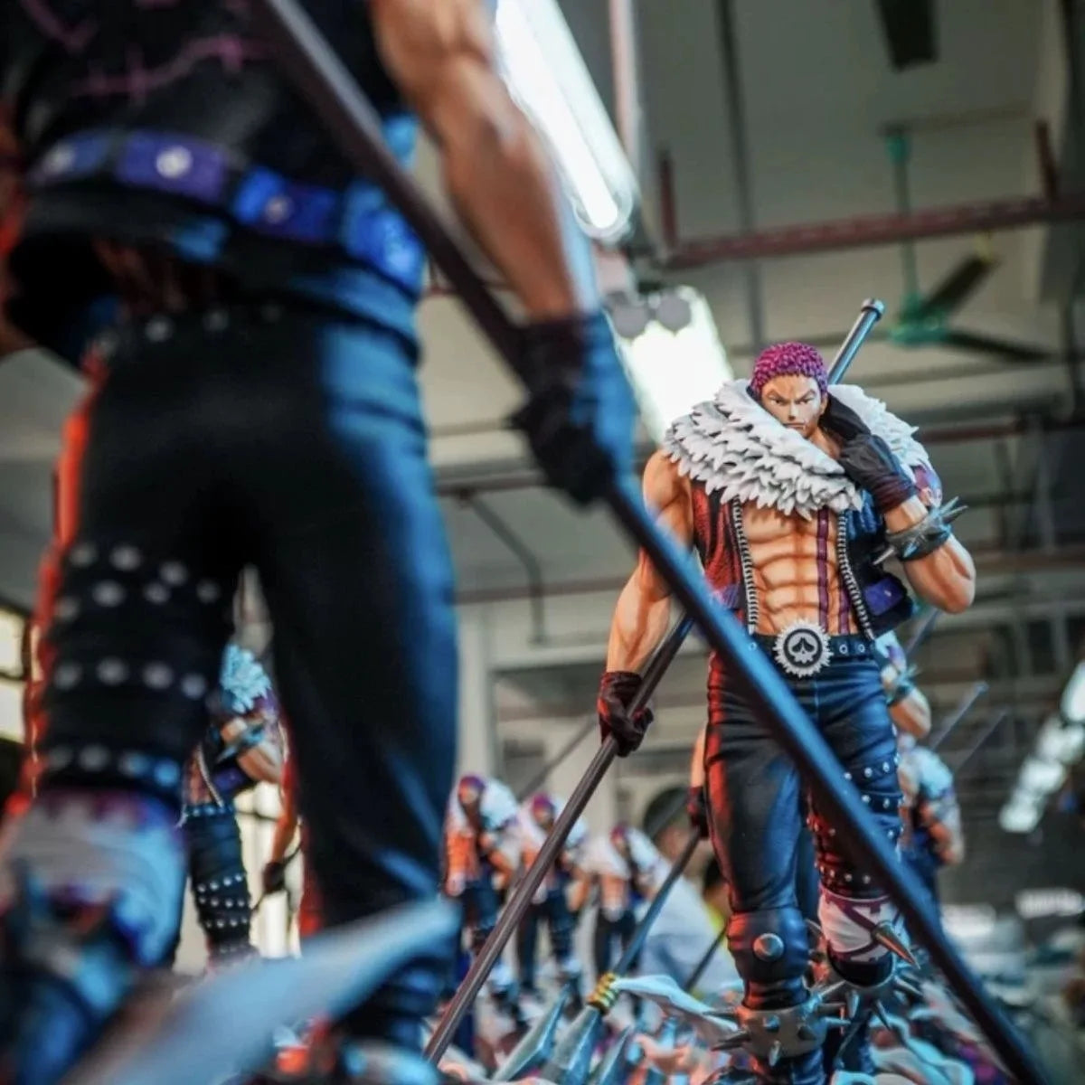 One Piece Anime Figure Charlotte Katakuri Figurine King Of Artist Charlotte Katakuri Statue Model Collection Decoration Toy Gift