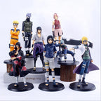 Animated character Naruto Uchiha Itachi Sasuke Pain Kakashi Naruto Shippuden action character set model children's toy gift