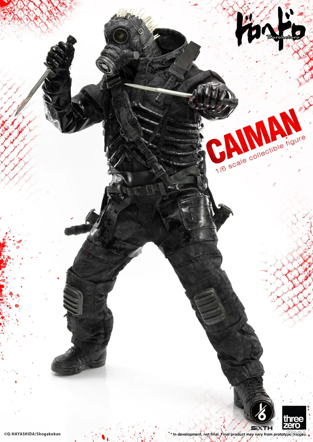 【Original】Threezero Dorohedoro CAIMAN 1/6 Scale Action Figure Model Toy