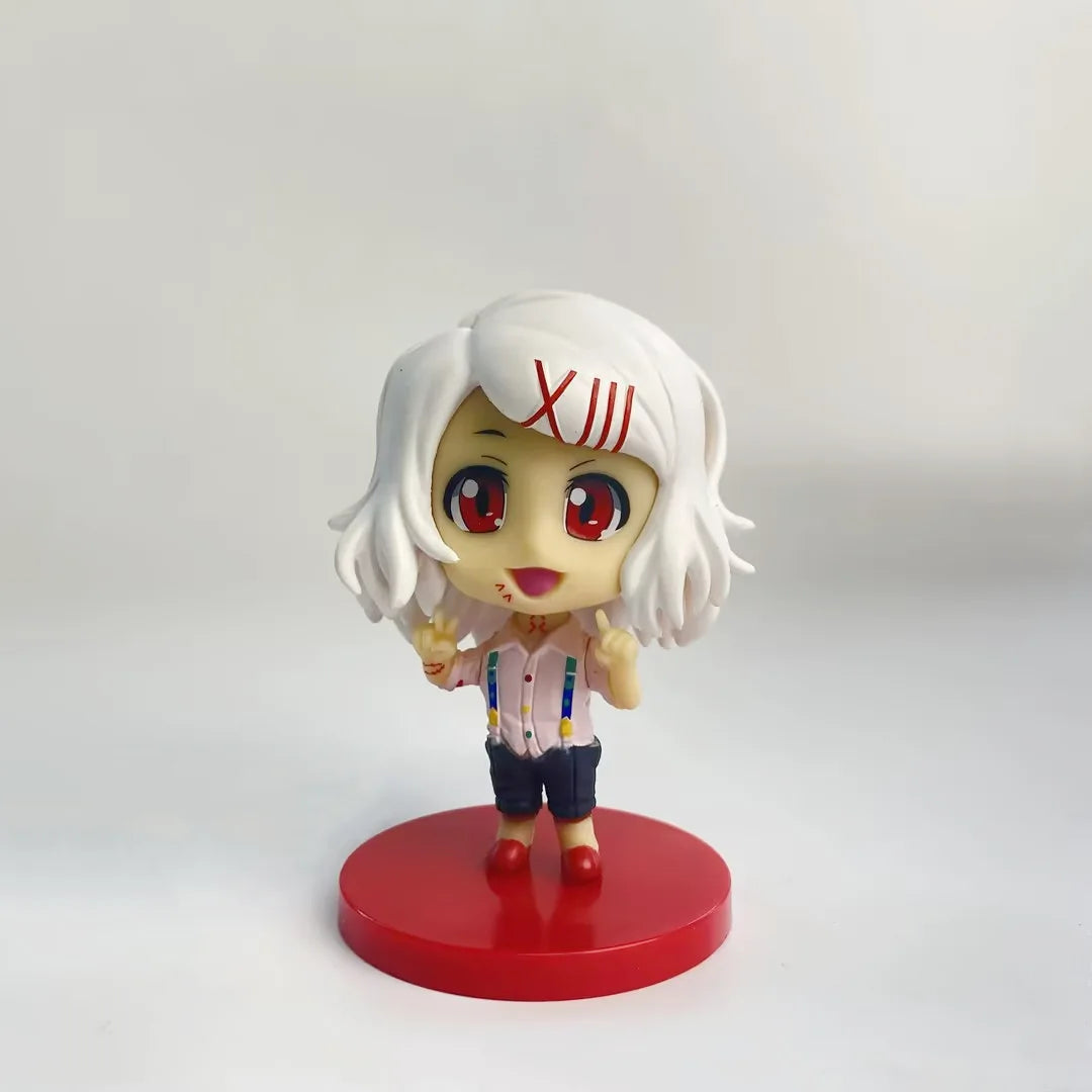 8CM Anime Ghoul JUZO SUZUYA Model Toy Gift Collection Action Figure Second Generation Gift Set Clearance