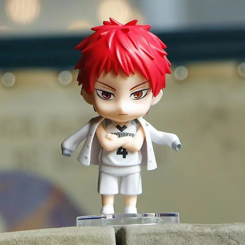 1 Buah Anime Kuroko's Basketball Action Figures Kuroko Tetsuya Kagami Taiga Statue PVC Model Basketball Team Collection Kid Toy