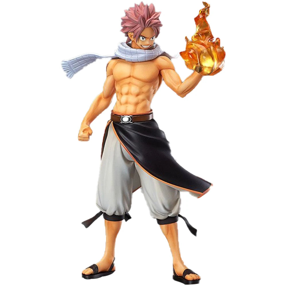 23CM Natsu Dragneel Figure Anime Fairy Tall Model Toy Desktop Crafts Gift Collection Ornaments Crafts Proportion PVC 1/7