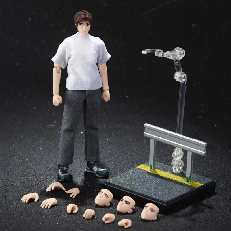 Dasin/Great Toys/GT Initial D Takahashi Ryosuke/Keisuke Fujiwara Takumi SHF 1/12 16cm/6 inch PVC Action Figure Model In Stock