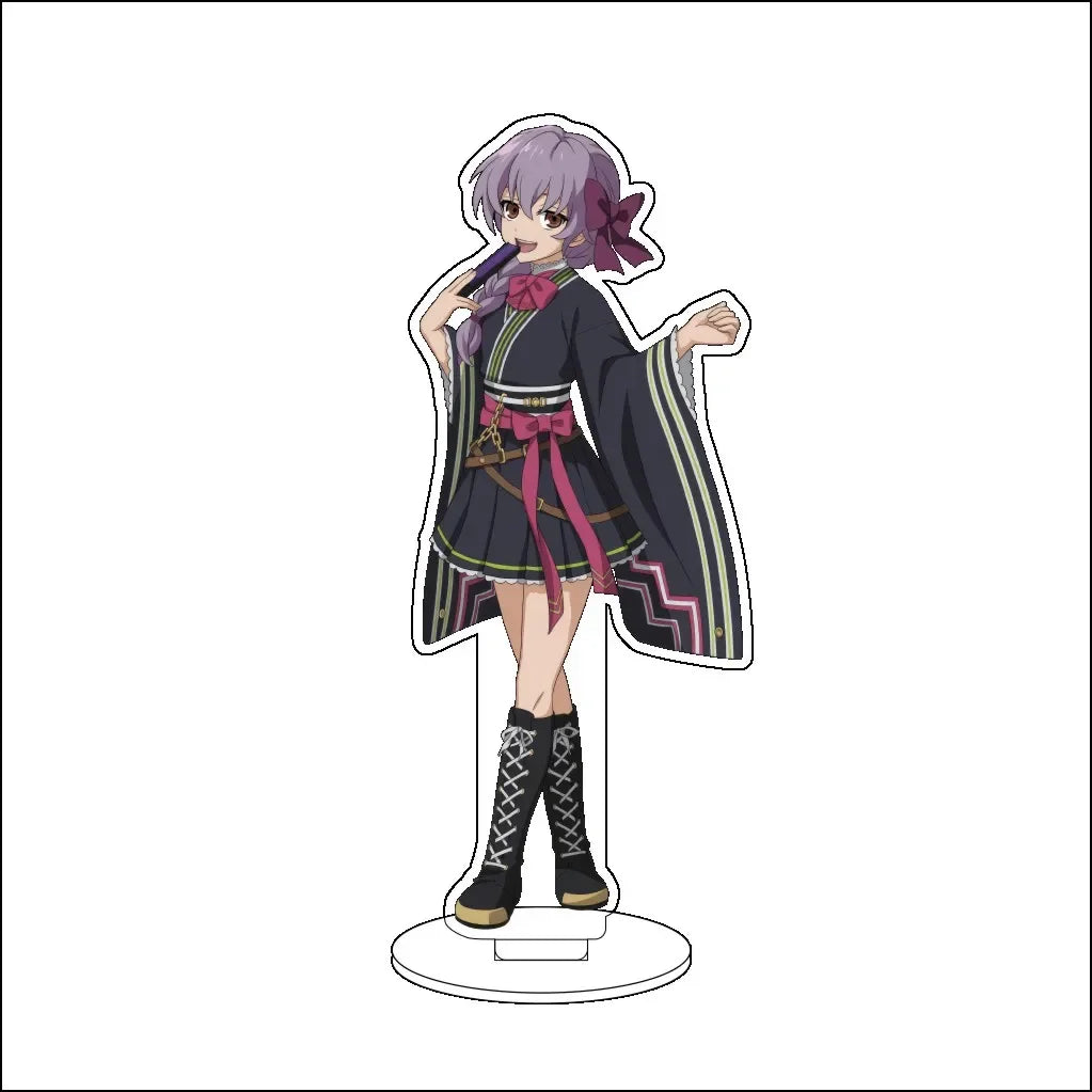 Anime Seraph Of The End Acrylic Stand Ornaments Shiho Kimizuki Mikaela Hyakuya Yuuichirou Hyakuya Figure Stand Halloween Gifts