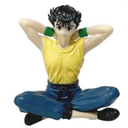 Figura de Anime YuYu Hakusho de 8cm, figura de acción de Urameshi Yusuke, figura de tapón de fideos Kurama, colección de PVC par