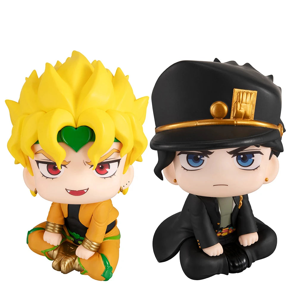 Dio Brando Action Figure JoJo Anime golden world Jotaro Figure Kawaii Q edition Look up Figurine Collectible Model Doll Toy Gift