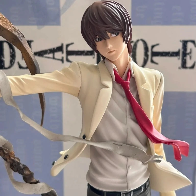 26cm Death Note Anime Yagami Light Action Figure Statue Figurines Desktop Ornament Decoration Pvc Collection Model Toy Boy Gifts