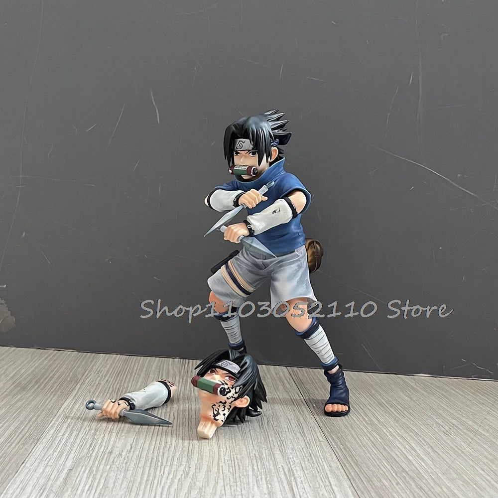Naruto Uchiha Sasuke Uzumaki Figure Anime Naruto Zhenyi Handmade Figure Model Collection Toy Doll Birthday Gifts