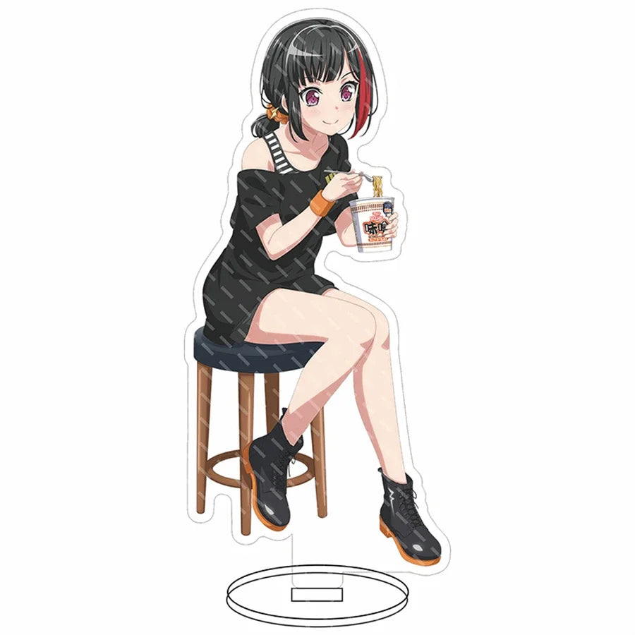 Anime Figure BanG Dream Maruyama Aya Sayo Hikawa Cosplay Acrylic Stand Model Plate Desk Decor Standing Sign Keychain Gifts