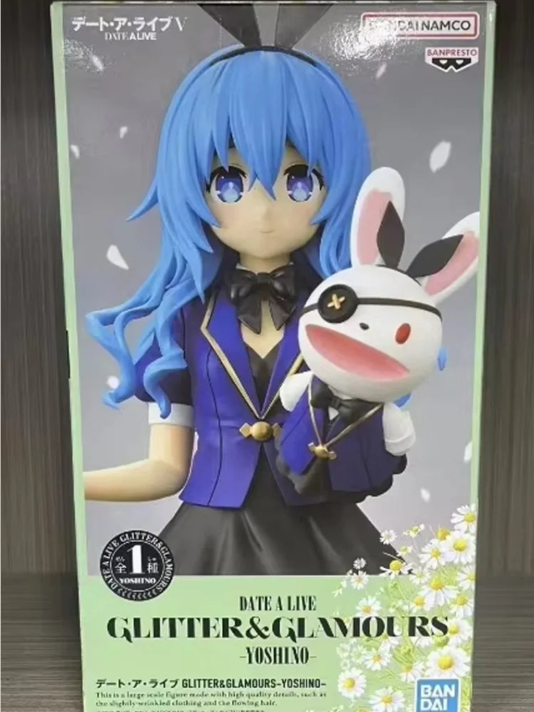 Bandai Date A Live Glitter Glamours Tohka Yatogami Yoshino Miku Izayoi Kotori Itsuka Kurumi Tokisaki Figure Model Toys Gift