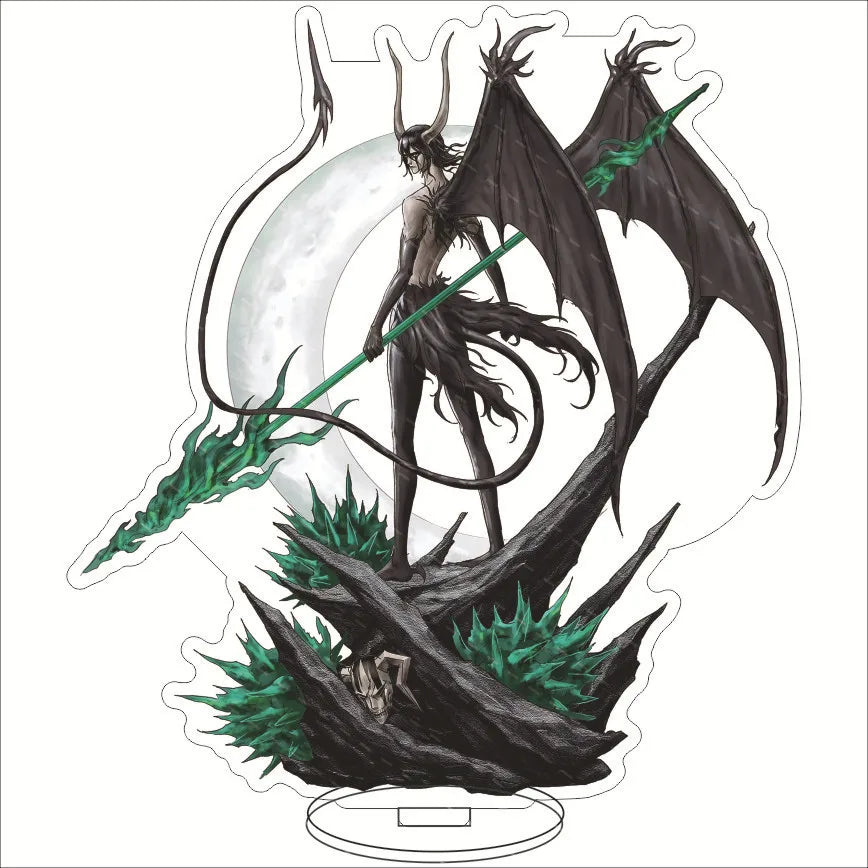 Anime BLEACH Acrylic Stand Manga Figures Kurosaki Ichigo Miniatures Figurines Garage Kits Model Toys GK Ornaments Decoration