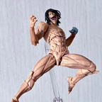 NEW Ko Attack On Titan Eren Jaeger Action Figure Kaiyodo Revoltech Amazing Yamaguchi Series Figurine Collection Birthday Gift