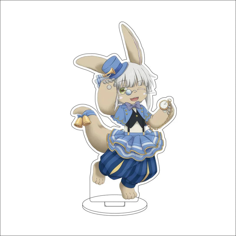 Anime Made in Abyss Acrylic Stand Ornaments Riko Reg Nanachi Prushka Figure Stand Halloween Gifts