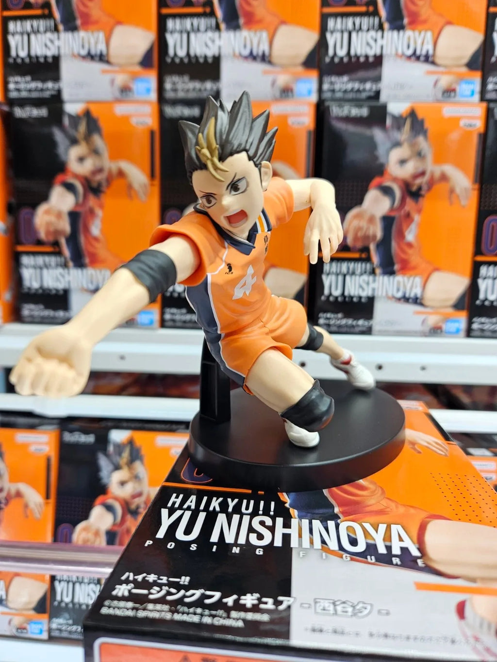 Original BANPRESTO Haikyu Oikawa Tooru Yu Nishinoya Kei Tsukishima Posing Figure Anime Figure Toys PVC Model Collection Doll