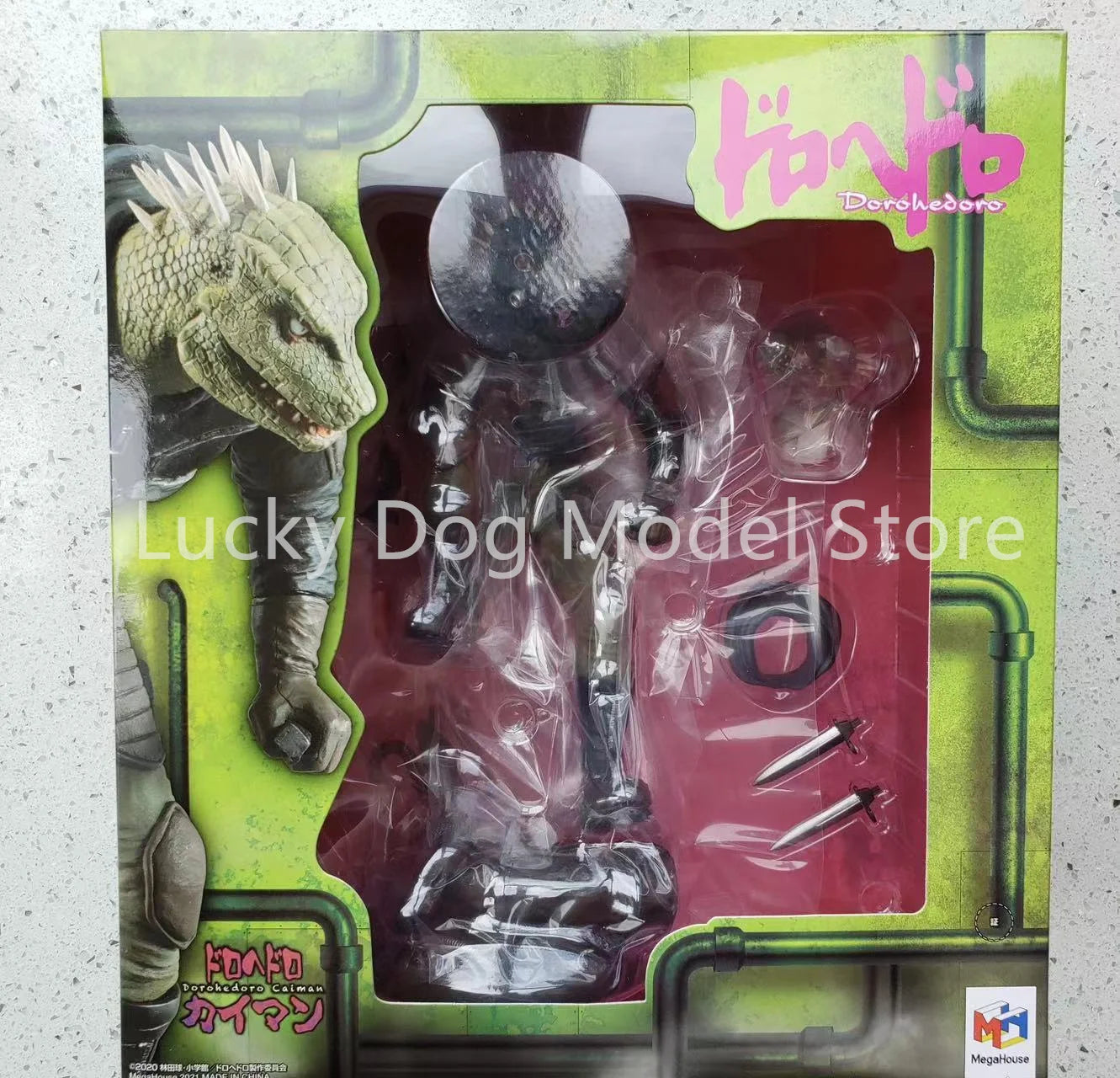 Sentinel Original:Dorohedoro Kaiman & Nikaido 1/12 PVC Action Figure Anime Model Toys Collection Doll Gift
