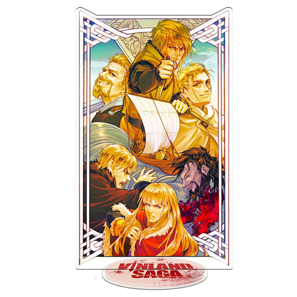 15CM Anime Vinland Saga Acrylic Stand Model Cosplay Charm Characters Ornament Accessories Goods Collection Gifts
