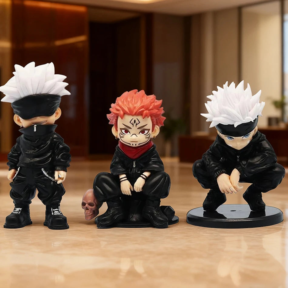 3 Style Jujutsu Kaisen Anime Figure Satoru Gojo Action Figure Lord of the Curse Sukuna Figurine Collection Model Doll Toys